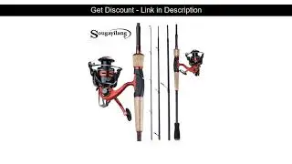 Cheap  Sougayilang Unicorn Portable Fishing Rod with 13+1BB Spinning Reel Combo Carbon Fiber Fishin
