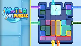 Water Out Puzzle Levels 161-165 | Every Puzzle Solved! 🎯