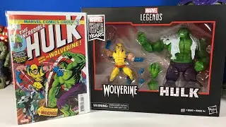 Обзор набора из 2 фигурок Халка и Росомахи, посвященных 80-летию серии Marvel Legends.