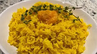 How to make the best coconut curry rice recipe / Jamaican style coconut curry rice