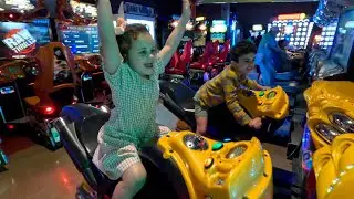 Fun day at main event playing video games !!! #maineventgames