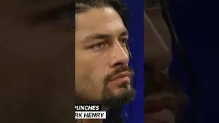 romn ranigs super man punch # wwe#