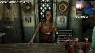 DRUID Streams - Skyrim *Permadeath*Platinum hunt*Survival*Legendary difficulty* (Part 2)