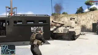 GTA 5 - Michael's Rooftop Swat Assassination\ Savage Chopper Rampage + Ten Star Escape [R.D.E 4.1.1]