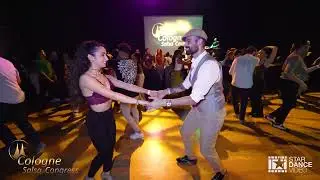 Diego Avenda&ntilde;o Ibarra & Ece Buse Demiray ~ social dancing @ Cologne Salsa Congress 2023