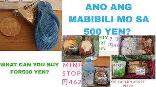ANO ANG MABIBILI KO SA 500 YEN NA LUNCH? WHAT CAN I BUY (LUNCH) FOR 500 円?   500円でランチ何を買えますか？