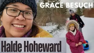 Ausflug in Halde Hoheward, Schlittenfahren, Besuch von meine Freundin Grace und Shoppen. #followers