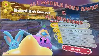 Kirby and the Forgotten Land - MOONLIGHT CANYON (Originull Wasteland) Guide & Walkthrough