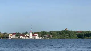 Маяк и Скорбященский монастырь. Нижнетагильский пруд.