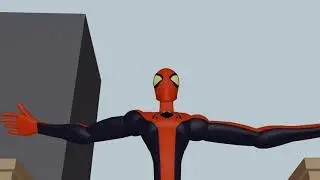 SPIDERMAN SANDSTORM: ANIMATED FAN FILM:[SWING SCENE TEST]