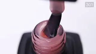 Гель-лак MOON FULL color Gel polish №301 (светлый персик, полупрозрачный), 8 мл