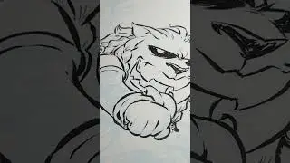 Battle Beast Cover Inking! 🖋️