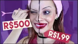 MAQUIAGEM DE R$1,99 X MAQUIAGEM DE R$500 | Que diabos?