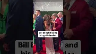 Bill Belichick and his girlfriend at NFL honors #nfl #sports #football #billbelichick