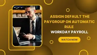 Workday Payroll: Assign Default the Pay Groups on Using Automatic Rule |  workday course | workday