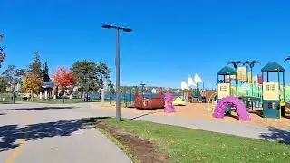 Bike ride on Barrie's Waterfront trail from White Oaks Rd to Heritage Park - October 9, 2025