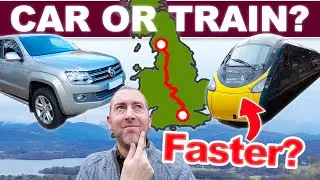 TRAIN vs CAR - What's the Fastest Way Across England?