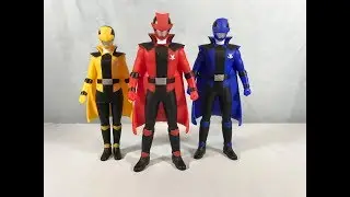 Lupinranger VS Patranger Sentai Hero Series LupinRed, LupinBlue & LupinYellow Review