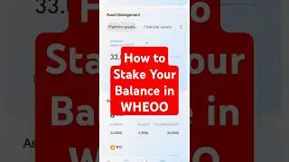 How to Stake Balance in WHEOO| WHEOO Stake | #wheoo #wheoostaking