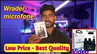 Best wireless mic for youtube video। YouTube video for mic । #WraderMicrophone #MicrophoneReview