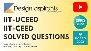 IIT-UCEED IIT-CEED PART A SOLVED QUESTIONS