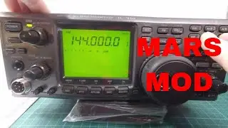 Icom IC-910H receiver expansion and MARS mod