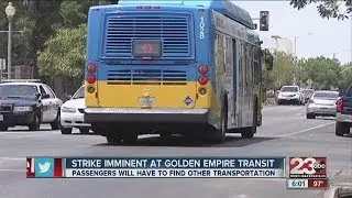 Golden Empire Transit union employees will strike starting Tuesday