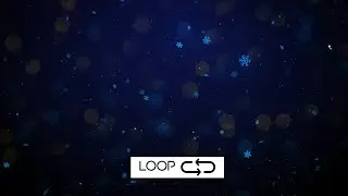 Vj snow blue particles Christmas free background video, Relaxing background Video, screensaver