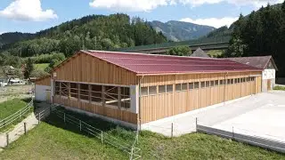 Reithalle mit Boxenstall und Lagerhalle von Haas Landwirtschaftsbau
