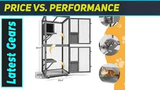 TRYKERPET 2-в-1 Catio: ИДЕАЛЬНЫЙ рай для кошек на открытом воздухе!