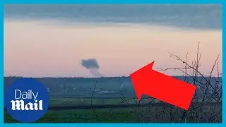 Poland missile strike: Plumes of smoke rise after explosion