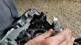 Bike head light bulb changing do it yourself ft NS 200