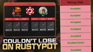 I Put my GLORY AK on RUSTYPOT COINFLIP