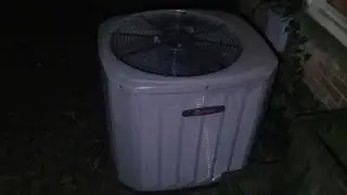 2013 Trane XB13 Air Conditioner Running at Night