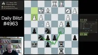 Blitz Chess #4963 vs Speckledband Sicilian Smith Morra Black