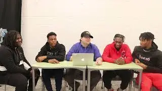 GF Jr. High Bowl Game Media Day: Tyson Burks, Dylan Hayes, Robert Taylor, and Jahyem Wilson