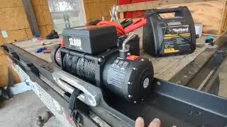 Installing a Vevor winch on a trailer