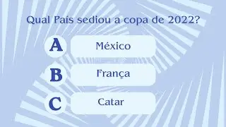 Quiz de perguntas de conhecimento geral. Vamos ver o quanto você sabe? 