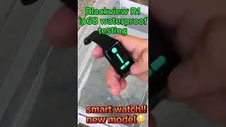 Blackview R1 smart watch IP68 waterproof testing!!😳👀