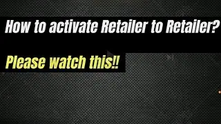 HOW TO ACTIVATE RETAILER TO RETAILER? l VTEC TUTORIAL (Visionary Tycoon Empire Corp. )