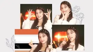 Bahiyyih doing Kep1er greeting 💛