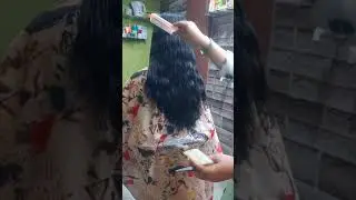 How to do V haircut on thick hair | Radhika Makeovers by Richa Tripathi