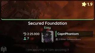 Secured Foundation [Easy⭐1.9] By: CapnPhantom (Flood Escape Ultimate)
