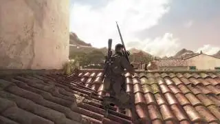 Tactics ~ M5 Monastery ~ Vantage Point 2 Roof onto Castle Hill ~ 190.1m ~ Hit on Grenade Kill