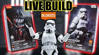 EMPIRE STRIKES BACK BLOKEES! Champion Class Darth Vader & Stormtrooper LIVE BUILD! (Star Wars Model)