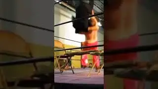 John rare suplex through rusted chairs #chairs  #wrestling #angelofdeath #wrestlingcommunity #payne