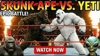 Cryptid Wrestling Federation: Skunk Ape vs Yeti LIVE