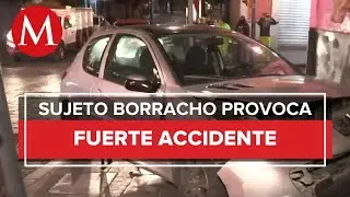 Accidente automovil&iacute;stico deja 3 lesionados en el centro de la CdMx