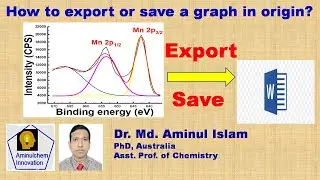 How to Export or Save a Graph from Origin Easily
