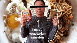 I MADE PARASITE RAM-DON *aka jjapaguri vegetarian edition*